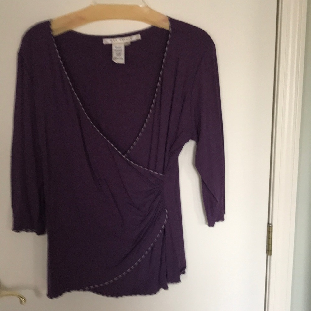 2/3 sleeve stretch top